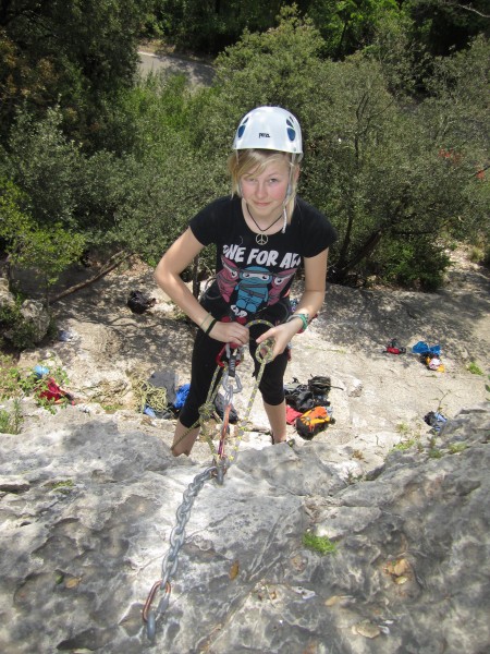 Anja beim Fdeln