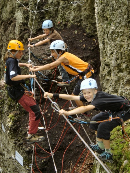 Hngebrcke am bungsklettersteig