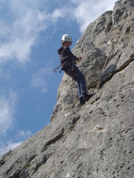 David nach dem Gipfelerfolg