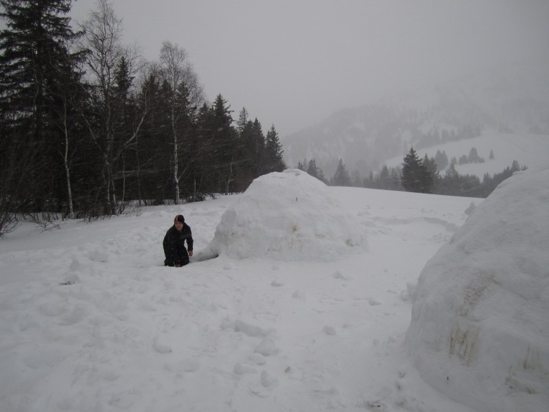 berrschung: drauen tobt der Schneesturm