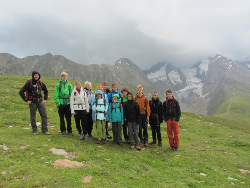 Aufbruch zur Bergtour