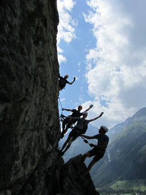 am Klettersteig