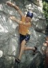 Toni beim Bouldern